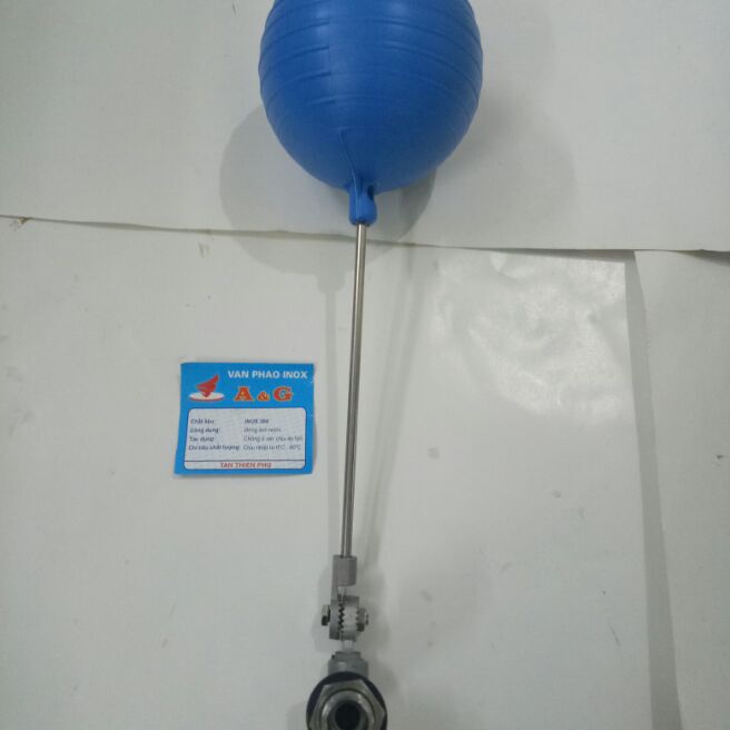 Phao cơ tự đóng mở , fao bóng bể nước , bồn tắm AG inox 304 có điều chỉnh độ cao