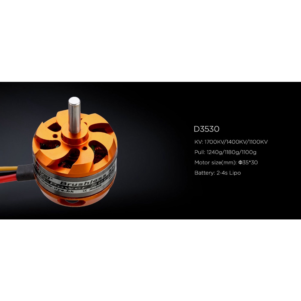 Động Cơ Không Chổi Than D3530 1100KV 1400KV 1700KV Cho Máy Bay Điều Khiển Từ Xa