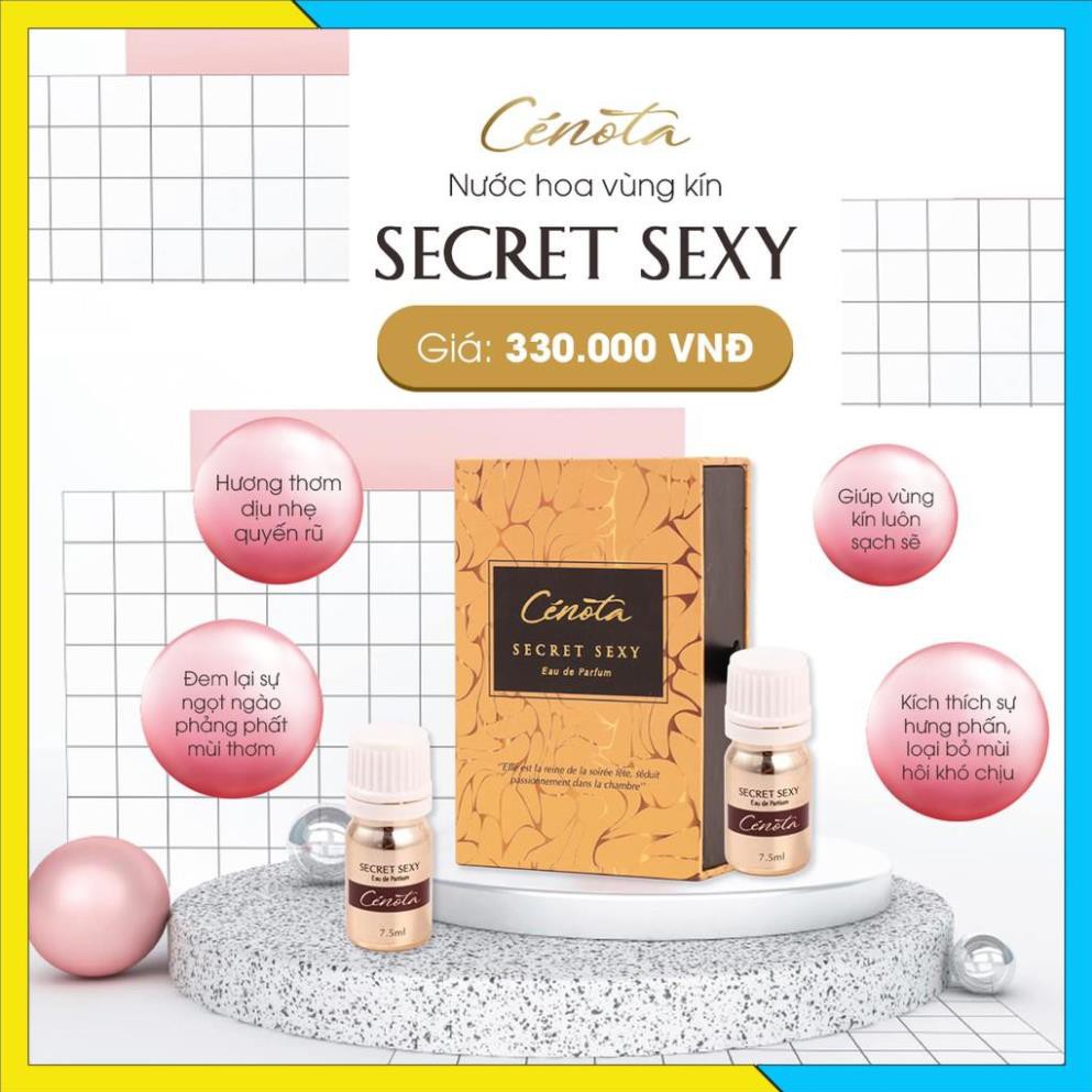 [Chính hãng] Nước hoa vùng kín Cenota Secret Sexy 5ml làm mê mệt các chàng - Mã C36 | Thế Giới Skin Care