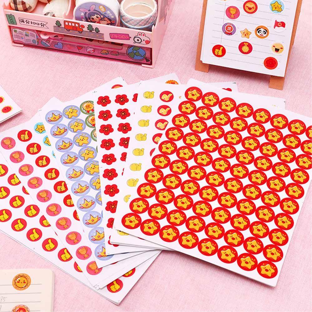 1 Miếng Dán Khen Thưởng Hoa DIY Cho Giáo Viên / Nhật Ký