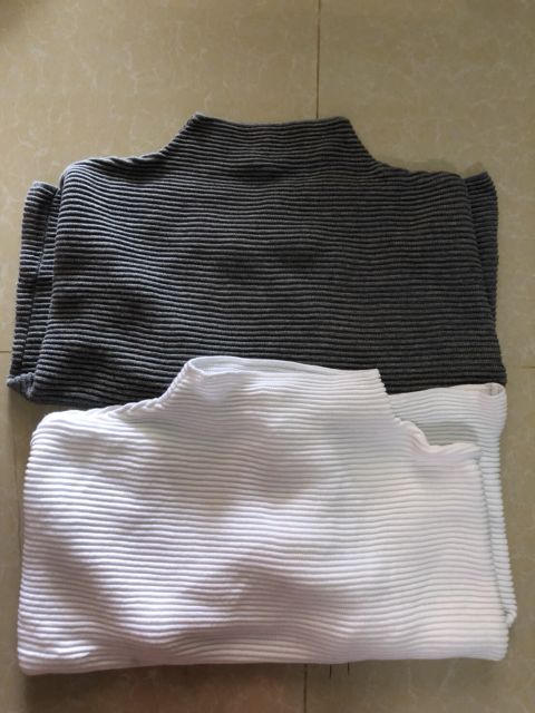 Áo len cổ cao H*M textured knit jumper