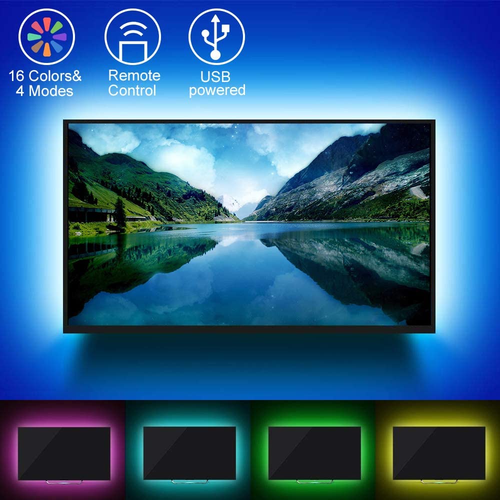 Dải Đèn LED RGB SMD 5050 24 Phím Nhiều Đèn dây led RGB 16 triệu màu 3M 5M điều khiển bằng điện thoại, nháy theo nhạc, trang trí decor phòng