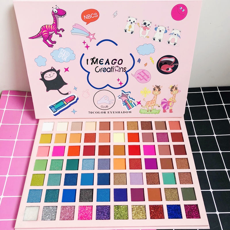 Bảng Phấn Mắt Trang Điểm Hiệu Ứng Ánh Ngọc Trai Lấp Lánh Dành Cho Học Sinh | BigBuy360 - bigbuy360.vn