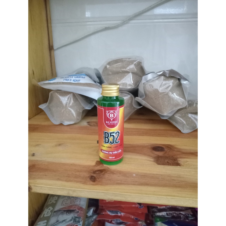 Mồi câu Bá Vương- Tinh mùi B52 siêu dụ trắm trắng