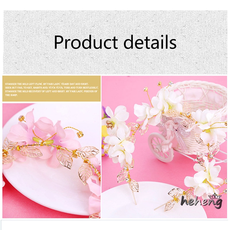 Kẹp Tóc Họa Tiết Hoa Màu Đỏ Tươi Mới Thời Trang Cho Cô Dâu