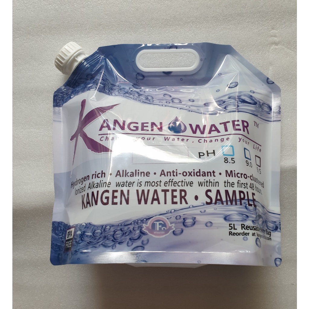 Túi Đựng Nước Kangen-Enagic 5lít Chuyên Dụng Đựng Nước Ion Kiềm pH 8.5-9.5