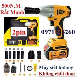 Máy xiết bulong 500N.M - 2pin