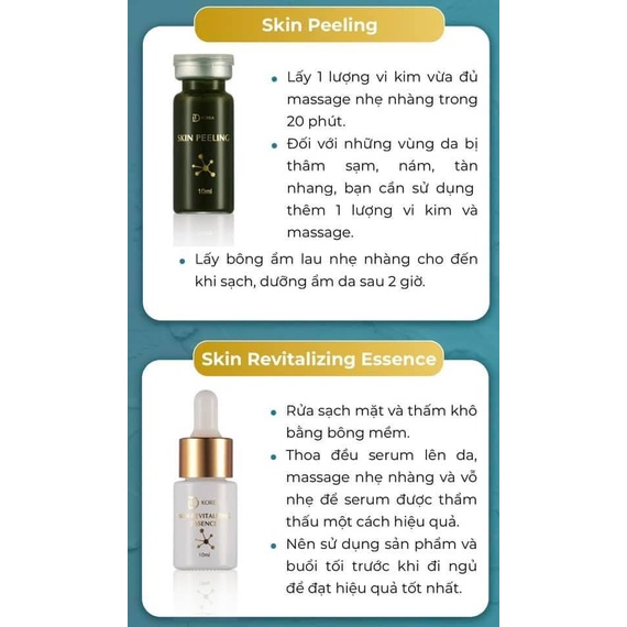 Peel Da Vi Tảo Retinol Trang Nemo - Thay Da Sinh Học - Tái Tạo Da SKIN PEELING &amp; SKIN REVITALIZING ESSENCE