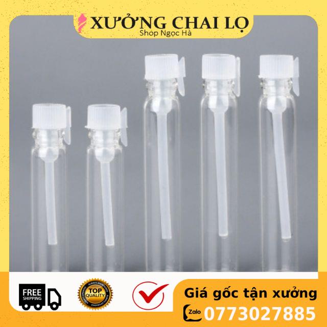 [GIÁ RẺ NHẤT] [Combo 100sp] Lọ Chiết Nước Hoa ❤ Ống chiết mẫu thử nước hoa 1ml 2ml 3ml đựng dầu thơm , phụ kiện du lịch