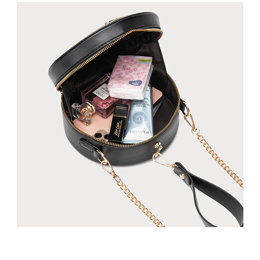 219 Túi xách nữ thiết kế phong cách thời trang cao cấp túi tròn