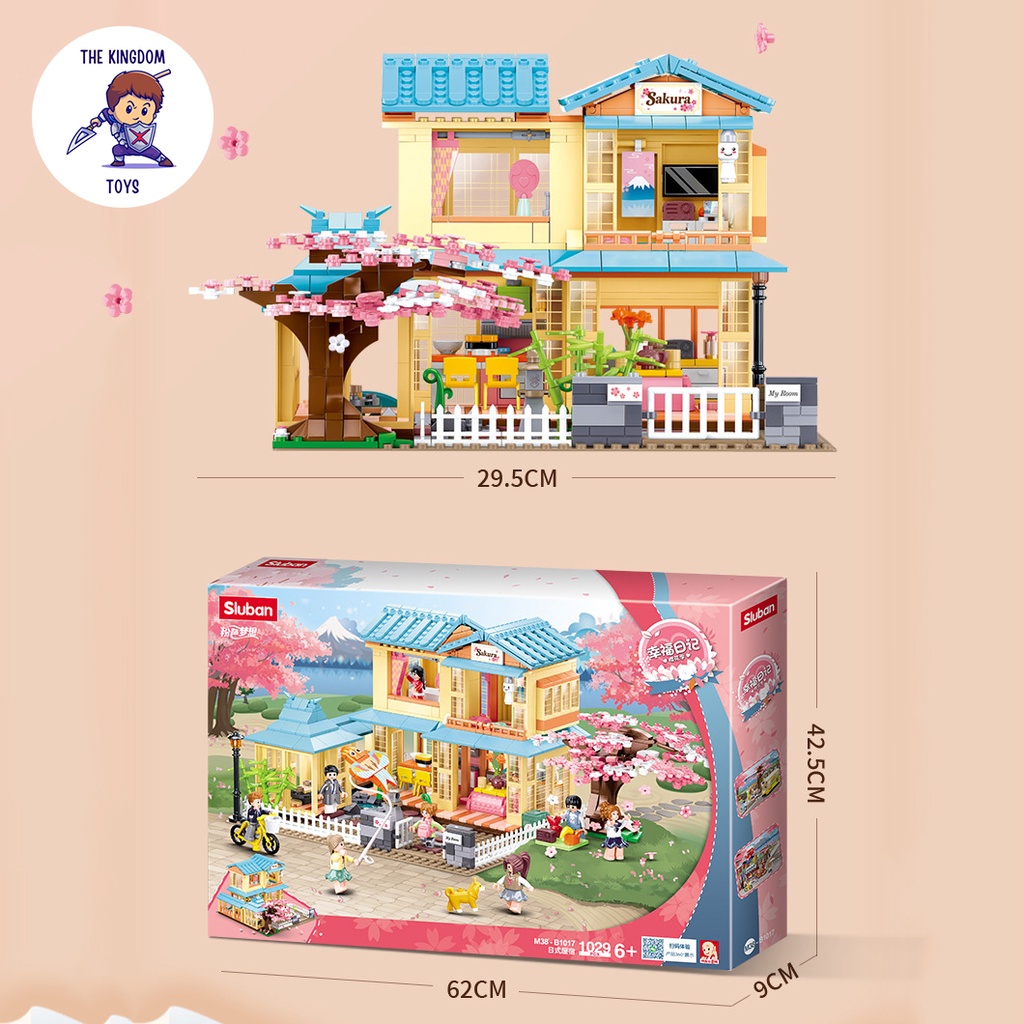 Đồ Chơi Lắp Ráp Friends Mô Hình Ngôi Nhà Hoa Anh Đào Mùa Xuân Đồ Chơi Bé Gái B1017