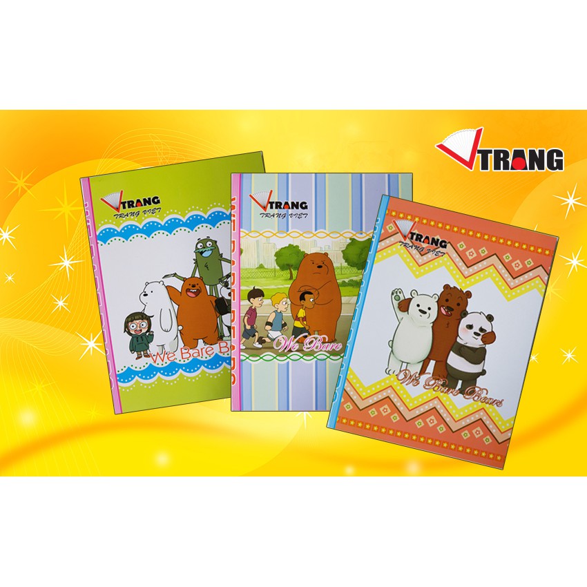 10 cuốn tập học sinh Trạng Việt  96 trang_We Bare bears