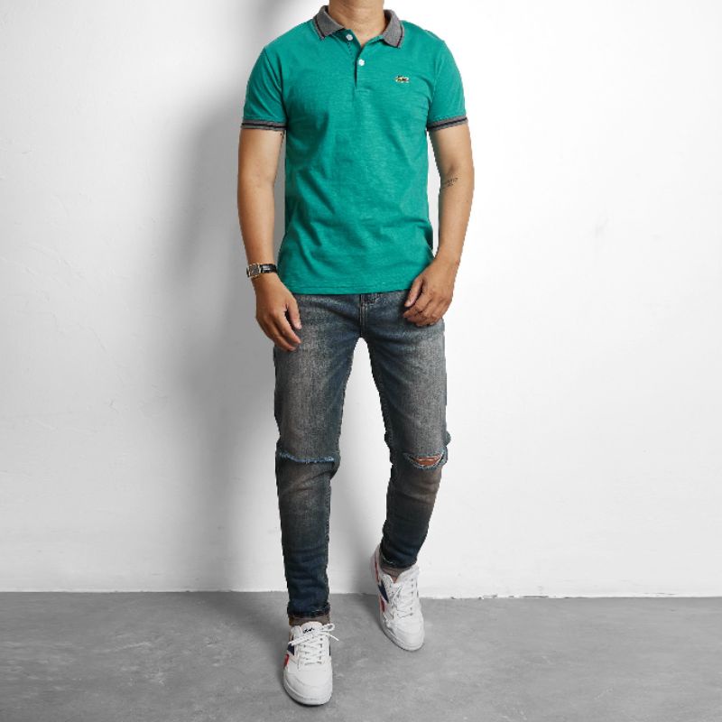 Áo thun cổ trụ polo trơn 9 màu nổi bật thun cotton