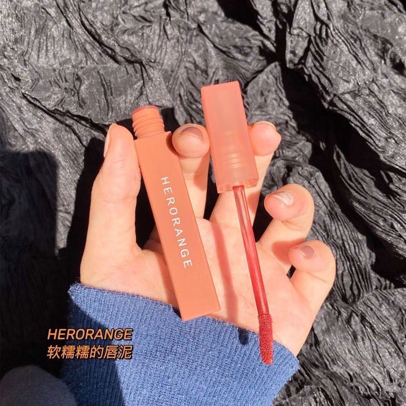 Son lì HERORANGE thân vuông mịn như nhung chống thấm nước, chống khô môi, lâu trôi | BigBuy360 - bigbuy360.vn