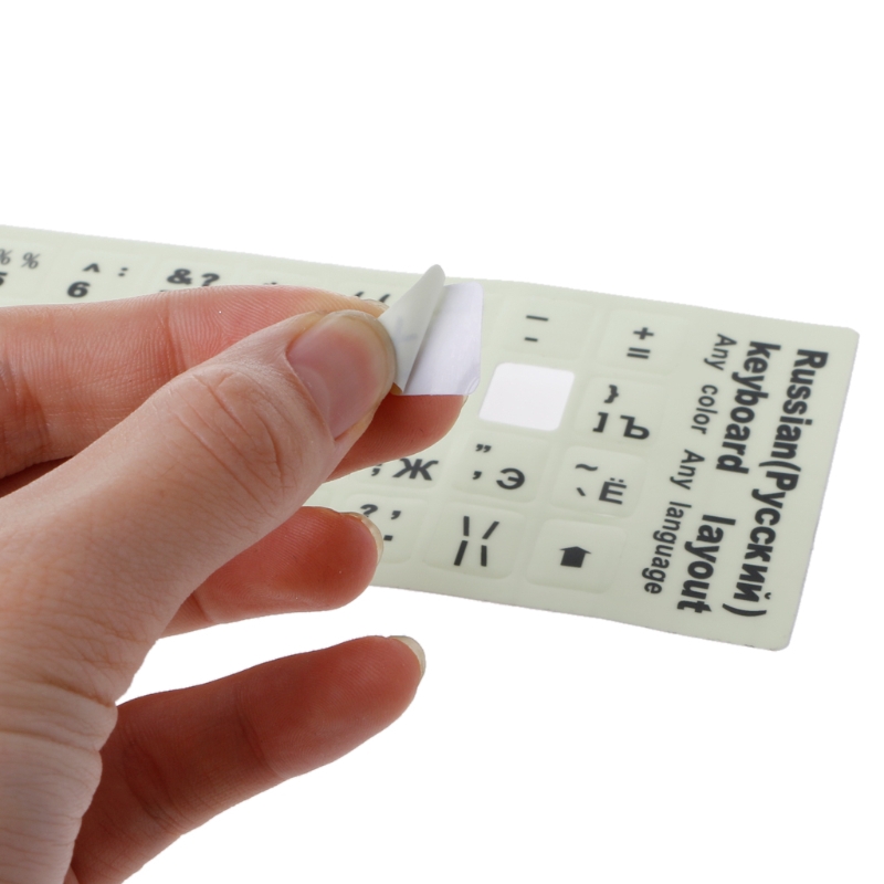 Miếng dán dạ quang trang trí bàn phím tiện dụng