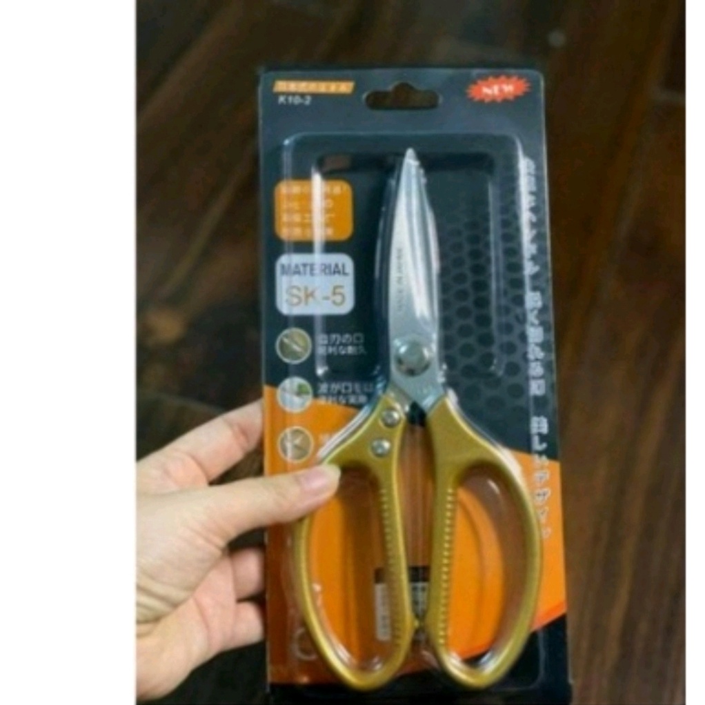 [ Lỗi 1 đổi 1] Kéo Nhật đa năng SK5, cắt xương gà,thịt, siêu bền(cán thép không gỉ) hot 2021