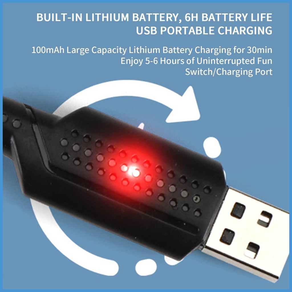 Đồng Hồ Điều Khiển Từ Xa Mini 2.4 GHz Cổng Sạc USB Cho Xe Hơi/Xe Đua Dễ Thương