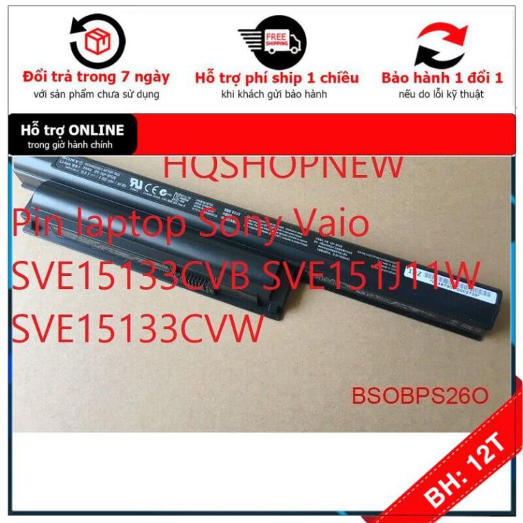 [BH12TH] ⚡[Pin zin] Pin laptop Sony Vaio SVE15133CVB SVE151J11W SVE15133CVW