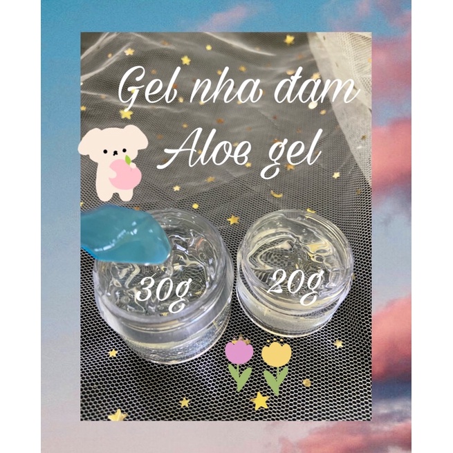 Gel nha đam_ Gel lô hội_ nguyên liệu làm mỹ phẩm handmade