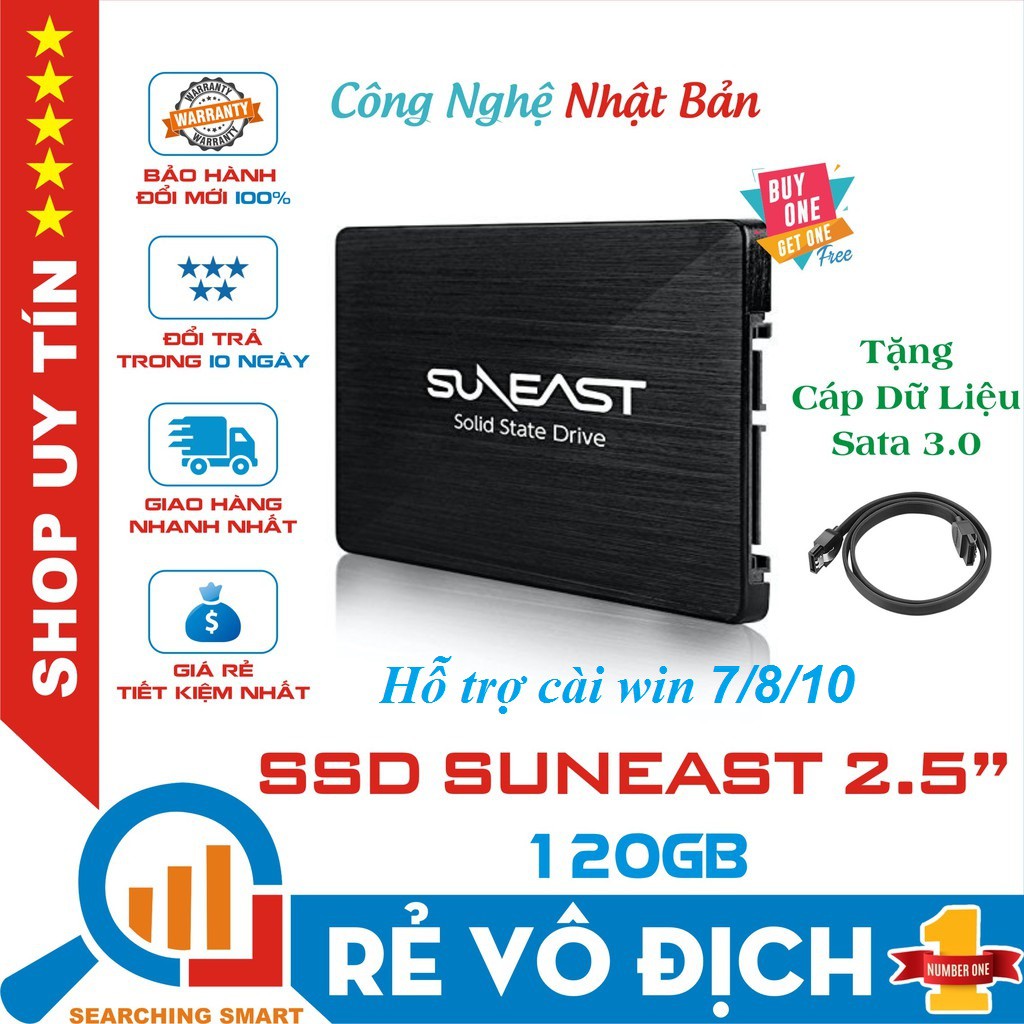 [Mã 1511ELSALE hoàn 7% đơn 300K] SSD 120GB /240gbNhật Bản - Bảo hành chính hãng 3 năm!!!- Tặng cáp sata 3.0 | BigBuy360 - bigbuy360.vn