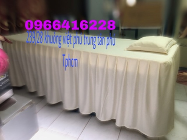 Ga  giường spa , nối mi , phun xăm