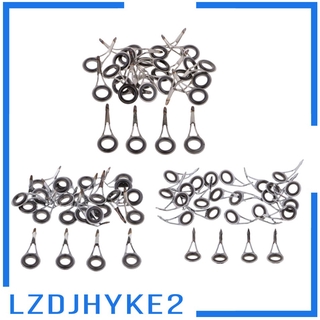 [Lzdjhyke2] BolehDeals 75 cái / gói Hướng dẫn cần câu bằng kính thiên văn DIY Rod Repair Rod Nhẫn mắt