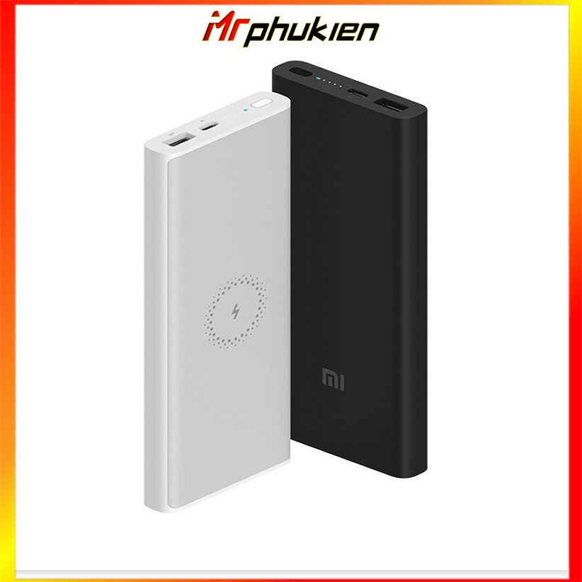 Pin sạc dự phòng không dây Xiao.mi 10000mAh 2019 - Sạc dự phòng tích hợp sạc không dây 10000mAh Xiao.mi lite - MrPhukien