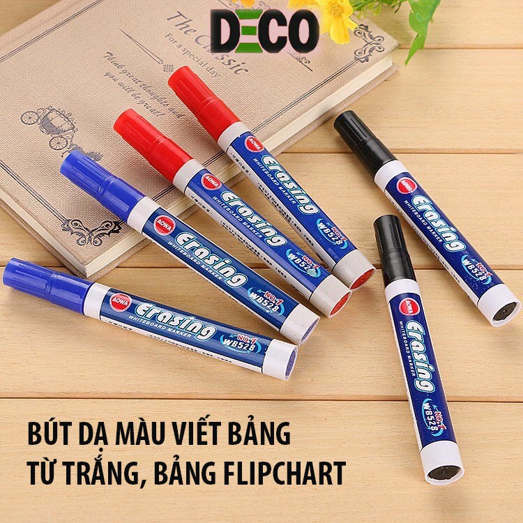 Bút dạ viết bảng từ trắng, bảng flipchart văn phòng, giáo dục