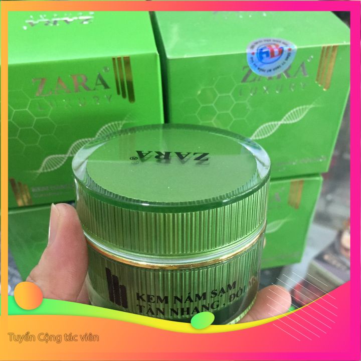 [[chính hãng] Kem Nám Sạm, Tàn Nhang, Đồi Mồi ZARA Luxury 20g-dưỡng trắng -mờ nám tàn nhang đồi mồi -ngừa lão hóa da