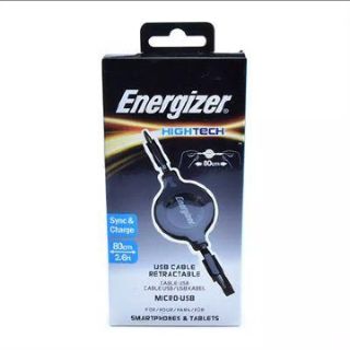 Cáp rút Micro-USB Energizer 80cm màu đen - C31UBRETEBK4