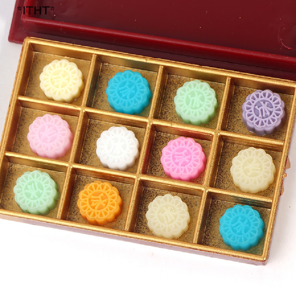 Bánh Trung Thu Mini Tỉ Lệ 1: 12 Trang Trí Nhà Búp Bê