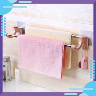 Thanh Giá Treo Khăn Dán Tường Nhà Tắm MỚI 2020 Siêu Dính, Không Cần Khoan Đục