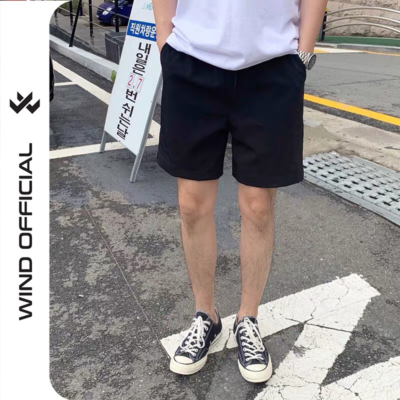Quần Short kaki unisex Basic Tea phong cách ulzzang Wind | BigBuy360 - bigbuy360.vn