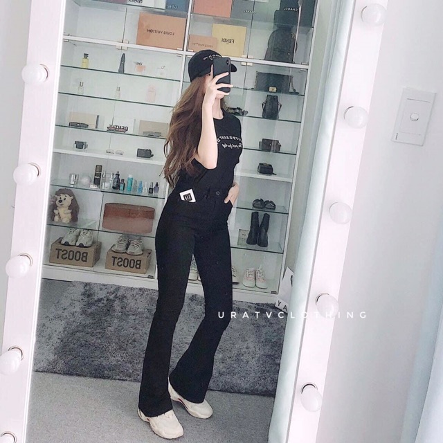 [CÓ SẴN - ẢNH THẬT] Quần loe trơn dài ZRA | BigBuy360 - bigbuy360.vn