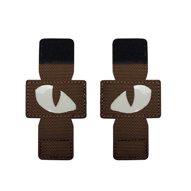 Miếng Dán Ủi Quần Áo Hình Mắt Mèo Màu Dạ Quang Độc Đáo DIY