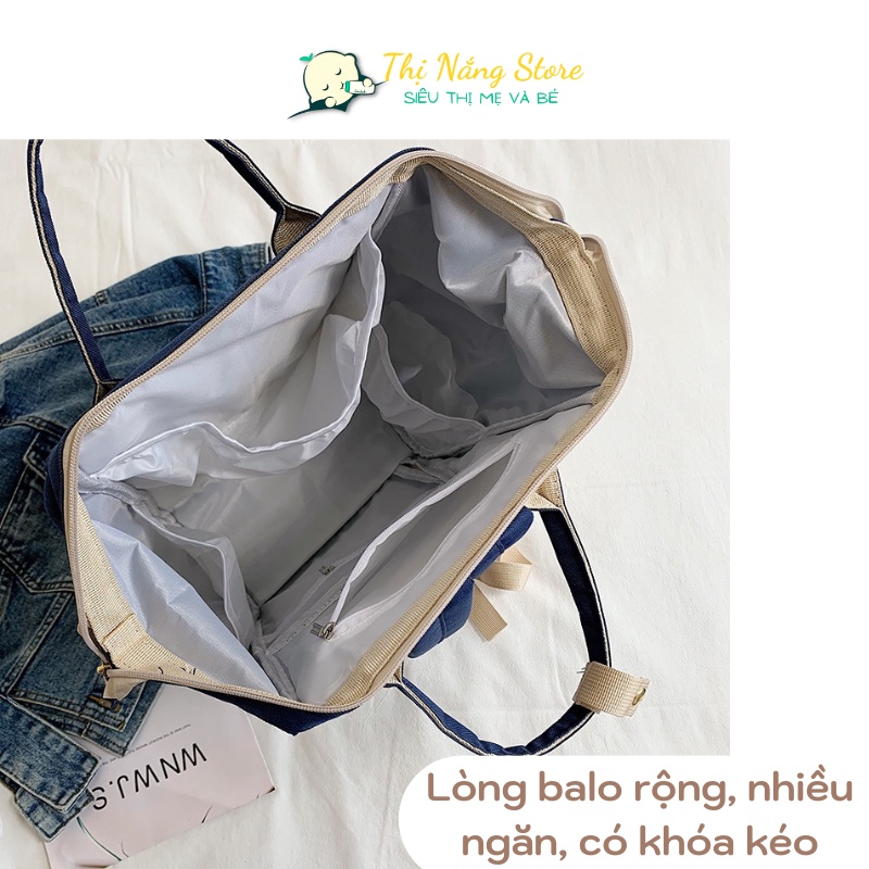 Balo Bỉm Sữa Cho Mẹ và Bé Khi Ra Ngoài, Túi Đựng Đồ Sơ Sinh Cho Trẻ Có Ngăn Giữ Nhiệt Cho Sữa Thị Nắng Store