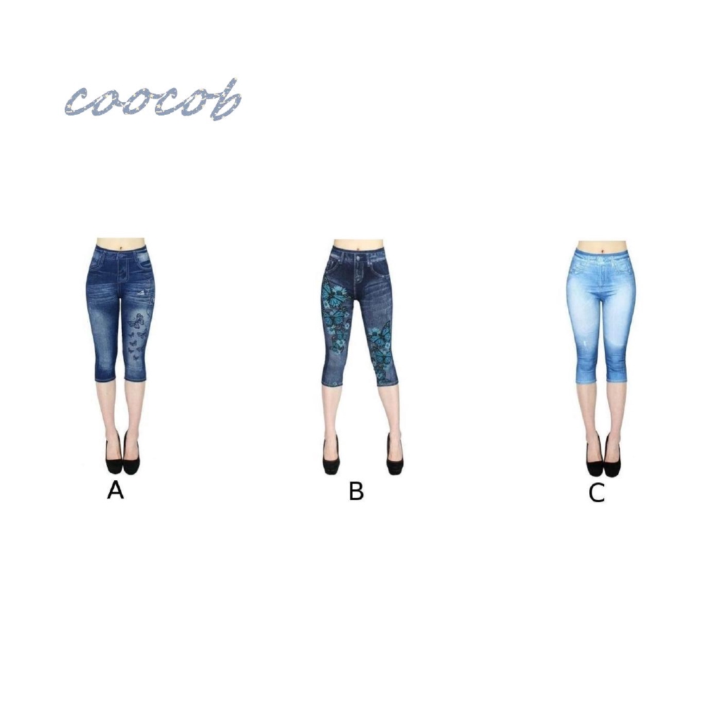 Quần Legging Giả Jean Thời Trang Nữ