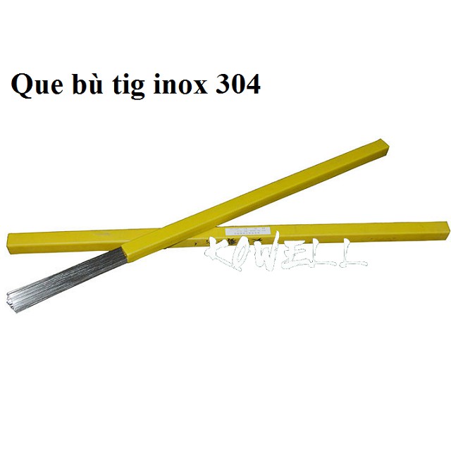 Que bù tig inox 304 , nhôm 5356 , đồng ,sắt