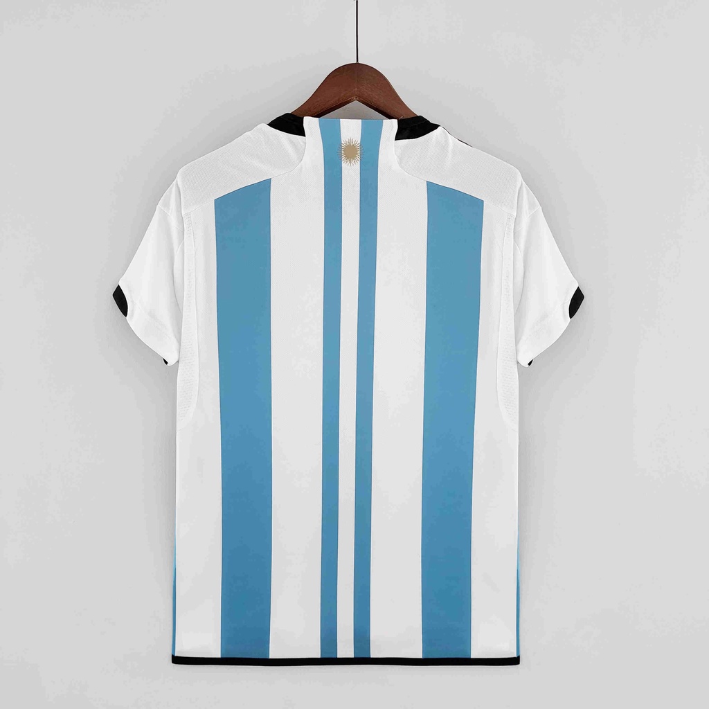Áo Argentina sân nhà Thái Lan AAA 22-23  Size S-4XL Thêm tên và bản vá áo bóng đá quần áo đá bóng