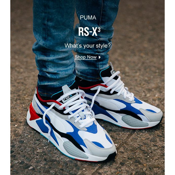 Giày Puma RSX Auth🔴FREESHIP🔴 Puma RS-X3 White Blue Red Chính Hãng - Giày Chạy Bộ Puma - [37157005]