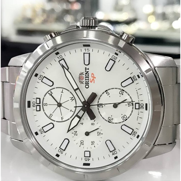 Đồng hồ Nam Orient FUY03002W0 [ Chính hãng full box ] Quartz - Chống Nước - Chống Xước - Dây thép 316L