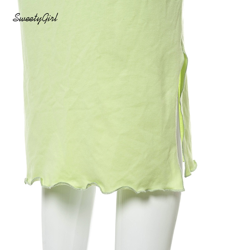 Chân Váy Midi Lưng Thấp Đính Nơ Màu Trơn Thời Trang Dành Cho Nữ 2022