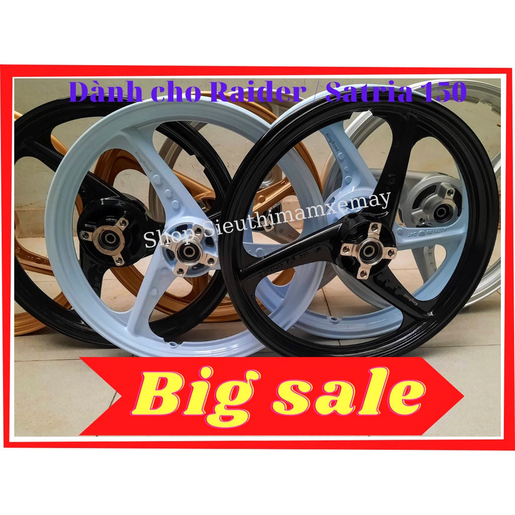 Mâm 3 cây Kingroad dùng cho xe Raider / Satria 150fi bản 1.6 và 1.85