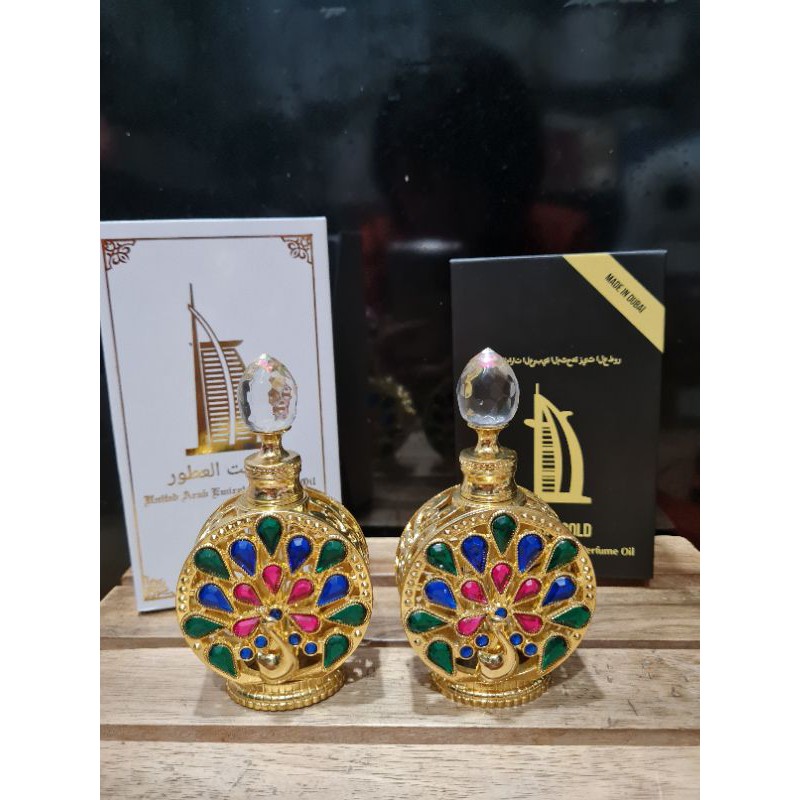 Vỏ chai dubai 12ml - Chai chiết tinh dầu dubai đẹp