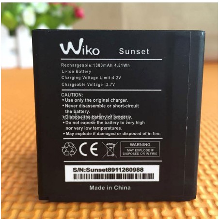 Pin điện thoại Wiko Sunset