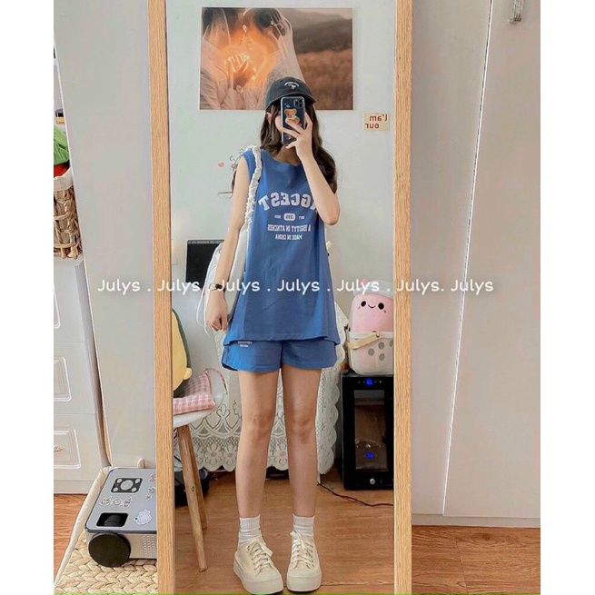 BN77-Bộ Nữ Sát Nách Chữ NGCEST 3 Màu | BigBuy360 - bigbuy360.vn