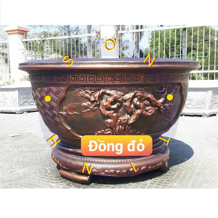 Sơn chậu nhủ đồng đỏ Yes hệ nước 850g