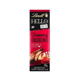 Socola Sữa Với Dâu Tây CheeseCake HIỆU Lindt Hello THANH 100gr