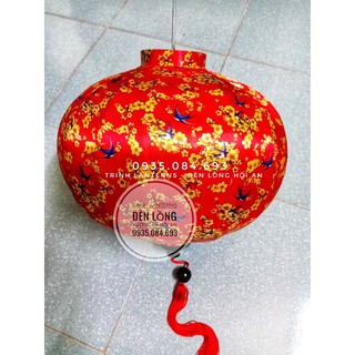 [Rẻ vô địch] Đèn lồng hội an_Họa tiết Hoa Mai Ngày Tết_Size 45cm, 60cm_Vải phi cực bền - TẾT_0453