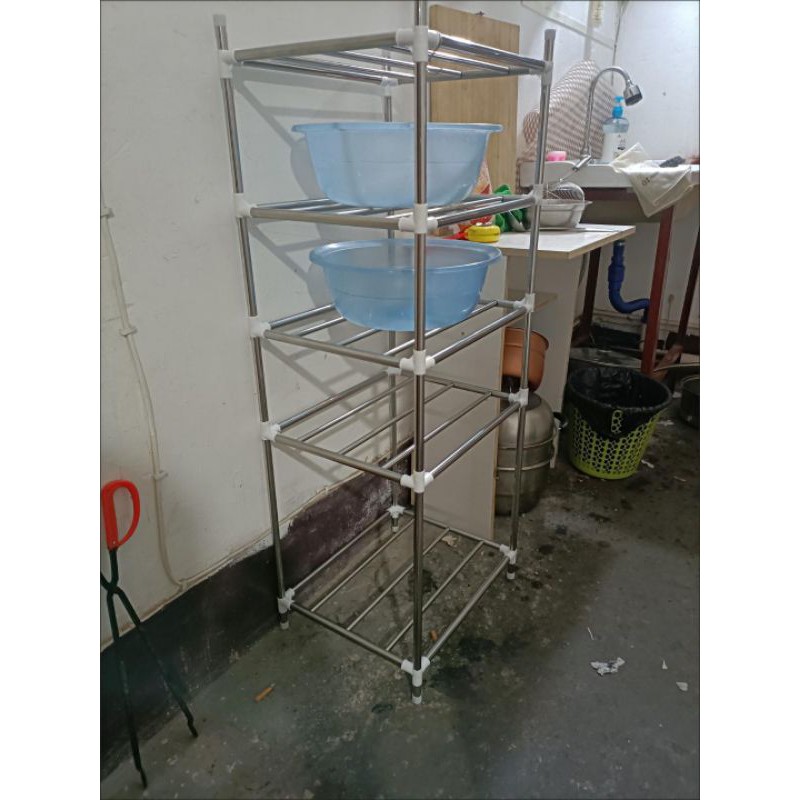 Giá kệ xoang nồi để đồ gia dụng kệ 5 tâng